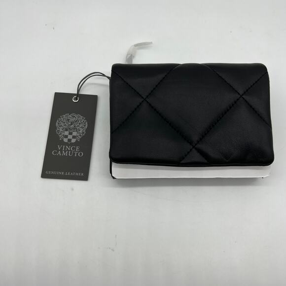 Vince Camuto Doty Wallet	Black Leather Size Small - Picture 12 of 16